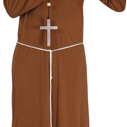 Monnik Kostuum Bruin Heren Monnik van Fiestas Guirca koop je bij Partywinkel