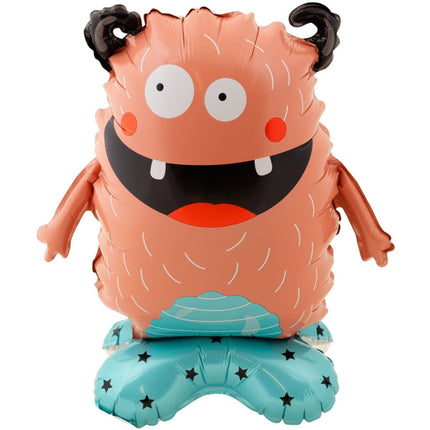 Monster Helium Ballon Met Standaard Leeg 40cm 4st van Folat koop je bij Partywinkel