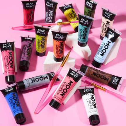 Moon Creations Face Paint Yellow 12ml van Moon Creations koop je bij Partywinkel