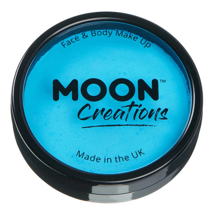 Moon Creations Pro Face Paint Cake Pots Aqua 36g van Moon Creations koop je bij Partywinkel