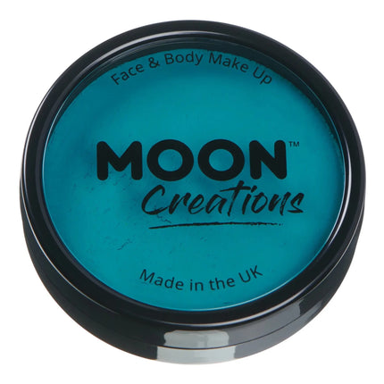 Moon Creations Pro Face Paint Cake Pots Teal 36g van Moon Creations koop je bij Partywinkel