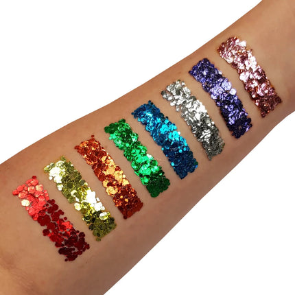 Moon Glitter Classic Chunky Glitter Gel Pink 12ml van Moon Creations koop je bij Partywinkel
