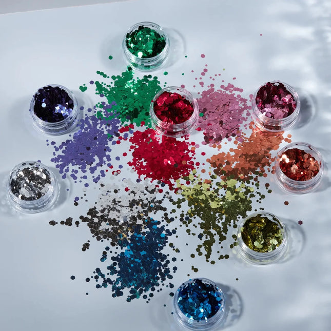 Moon Glitter Classic Chunky Glitter Red 3g van Moon Creations koop je bij Partywinkel