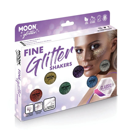 Moon Glitter Classic Fine Glitter Shakers Blue 5g van Moon Creations koop je bij Partywinkel