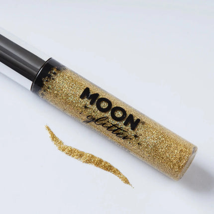 Moon Glitter Holographic Glitter Eye Liner Gold 10ml van Moon Creations koop je bij Partywinkel