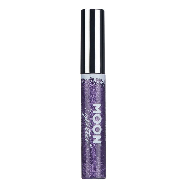 Moon Glitter Holographic Glitter Eye Liner Purple 10ml van Moon Creations koop je bij Partywinkel