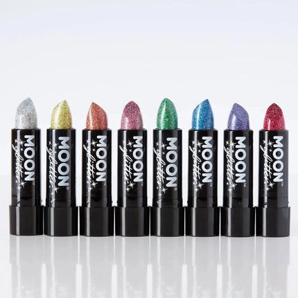 Moon Glitter Holographic Glitter Lipstick Blue 4.2g van Moon Creations koop je bij Partywinkel