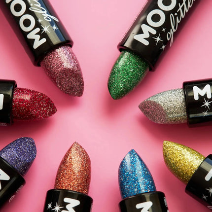 Moon Glitter Holographic Glitter Lipstick Red 4.2g van Moon Creations koop je bij Partywinkel