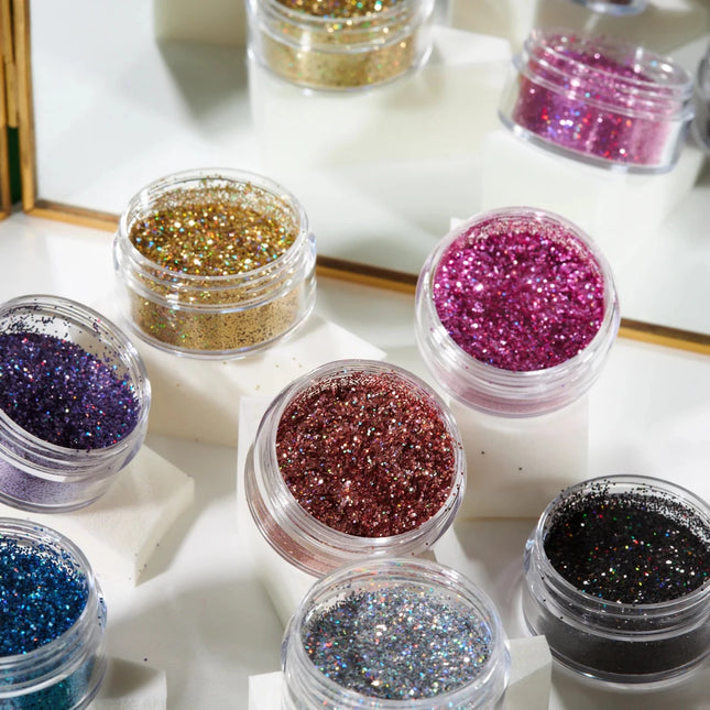 Moon Glitter Holographic Glitter Shakers Pink 5g van Moon Creations koop je bij Partywinkel