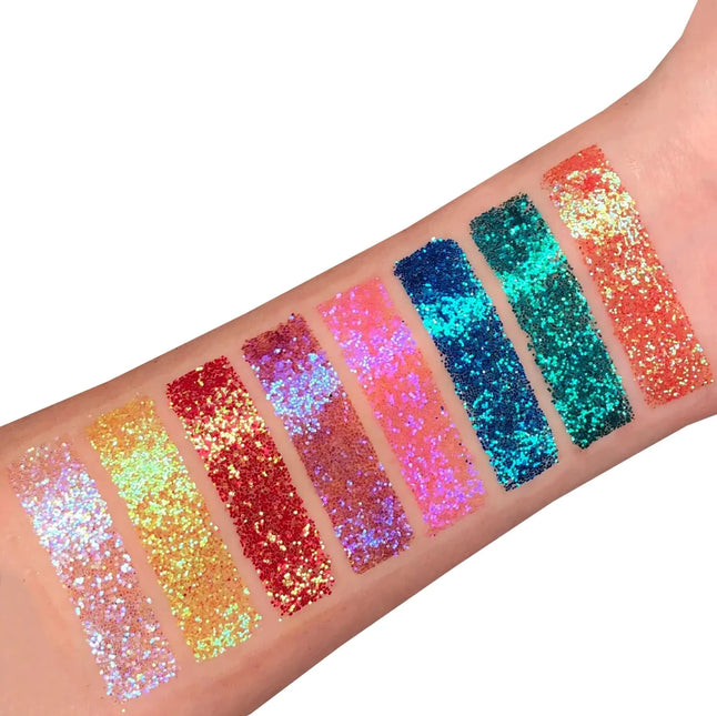 Moon Glitter Iridescent Fine Glitter Gel Pink 12ml van Moon Creations koop je bij Partywinkel