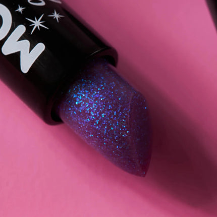 Moon Glitter Iridescent Glitter Lipstick Purple 4.2g van Moon Creations koop je bij Partywinkel