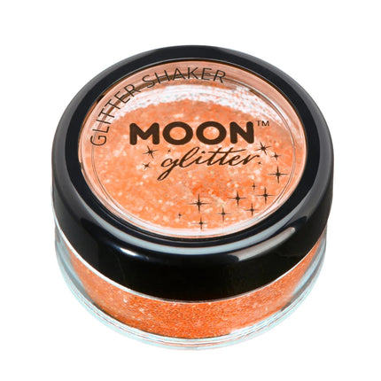 Moon Glitter Iridescent Glitter Shakers Orange 5g van Moon Creations koop je bij Partywinkel