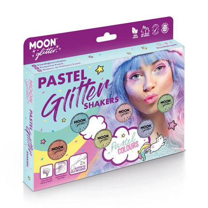 Moon Glitter Pastel Glitter Shakers Lemon 5g van Moon Creations koop je bij Partywinkel