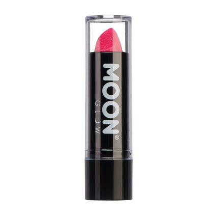 Moon Glow Neon UV Glitter Lipstick Hot Pink 4.2g van Moon Creations koop je bij Partywinkel