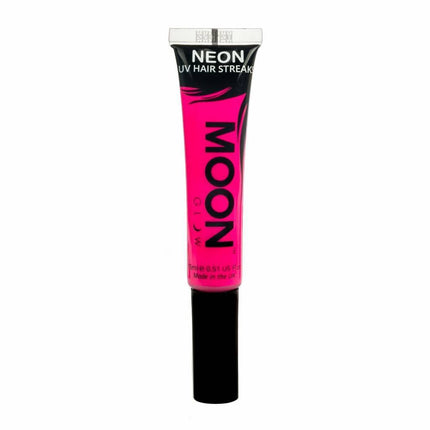 Moon Glow Neon UV Hair Streaks Intense Pink van Moon Creations koop je bij Partywinkel