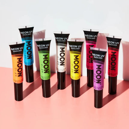 Moon Glow Neon UV Mascara Intense Pink 15ml van Moon Creations koop je bij Partywinkel