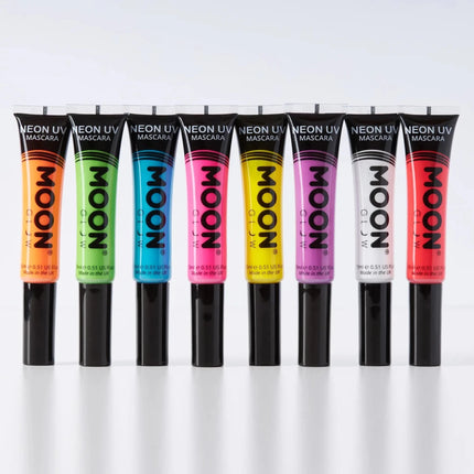 Moon Glow Neon UV Mascara Intense Pink 15ml van Moon Creations koop je bij Partywinkel