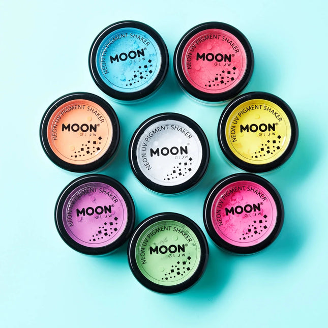 Moon Glow Neon UV Pigment Shakers White 5g van Moon Creations koop je bij Partywinkel
