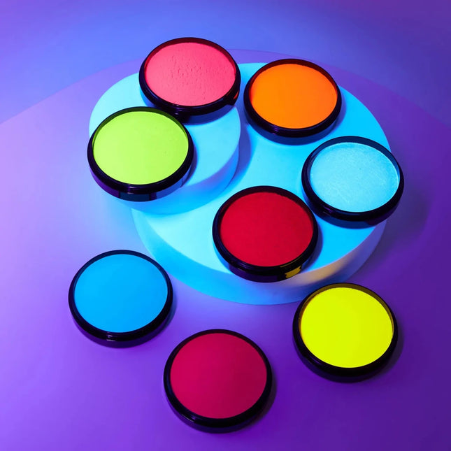 Moon Glow Neon UV Pro Face Paint Intense Red 36g van Moon Creations koop je bij Partywinkel