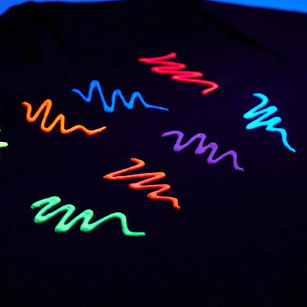 Moon Glow Neon UV textielverf Intense Orange 125ml van Moon Creations koop je bij Partywinkel