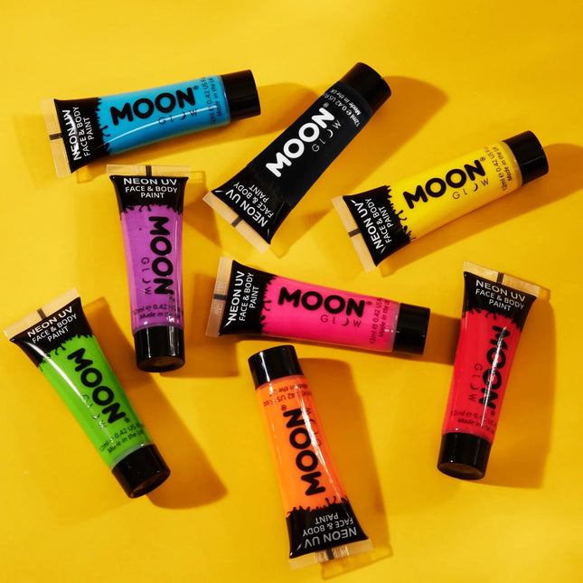 Moon Glow Pastel Neon UV Face Paint Pastel Lilac 12ml van Moon Creations koop je bij Partywinkel