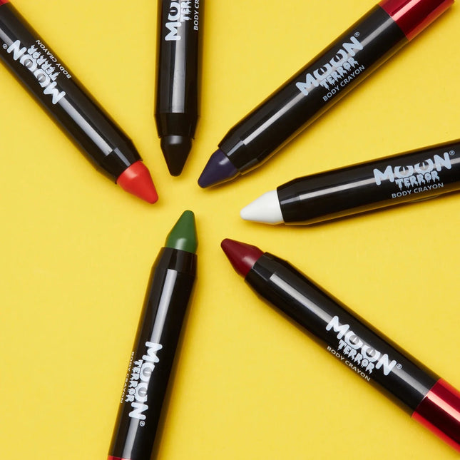 Moon Terror Halloween Body Crayons Midnight Black 3.2g van Moon Creations koop je bij Partywinkel