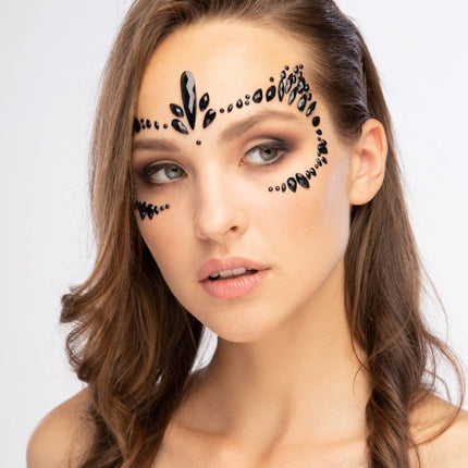 Moon Terror Halloween Face Jewels Feisty Feline van Moon Creations koop je bij Partywinkel