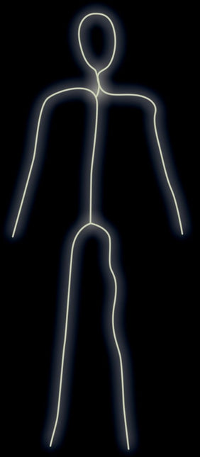 Morphsuit Stick Man L van Fiestas Guirca koop je bij Partywinkel