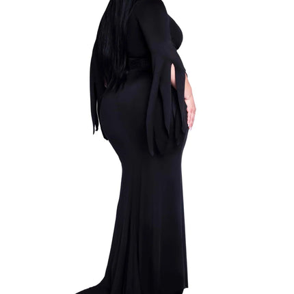 Morticia Jurk Zwart Dames Immortal Beauty Leg Avenue van Leg Avenue koop je bij Partywinkel