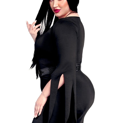 Morticia Jurk Zwart Dames Immortal Beauty Leg Avenue van Leg Avenue koop je bij Partywinkel