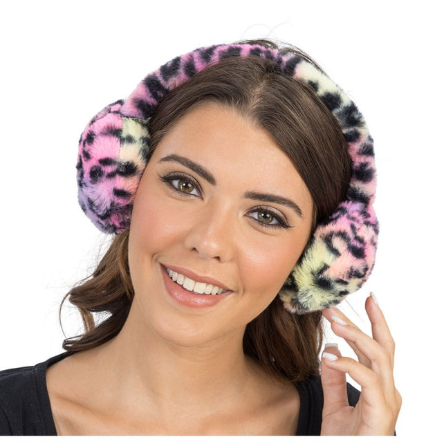 Leopardikorvakuulokkeet värilliset NON-EMAPTED