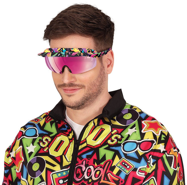 Neon 80S Bril Roze van Fiestas Guirca koop je bij Partywinkel