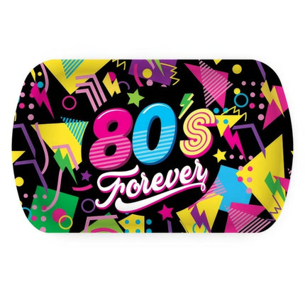 Neon 80S Dienblad 39cm van Fiestas Guirca koop je bij Partywinkel