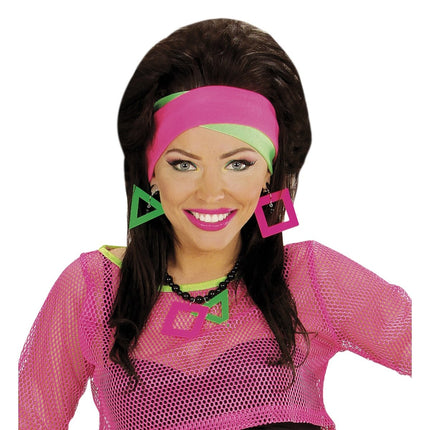 Neon 80S Hoofdband 2st van Widmann koop je bij Partywinkel