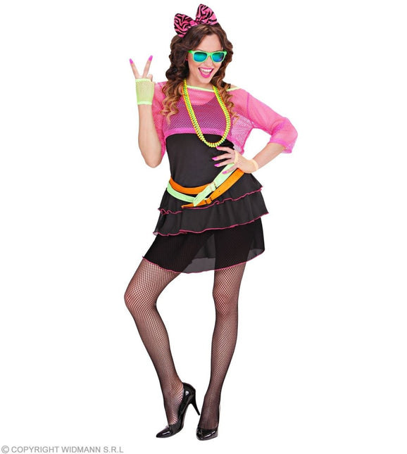 Neon 80S Kostuum Dames 4 delig van Widmann koop je bij Partywinkel