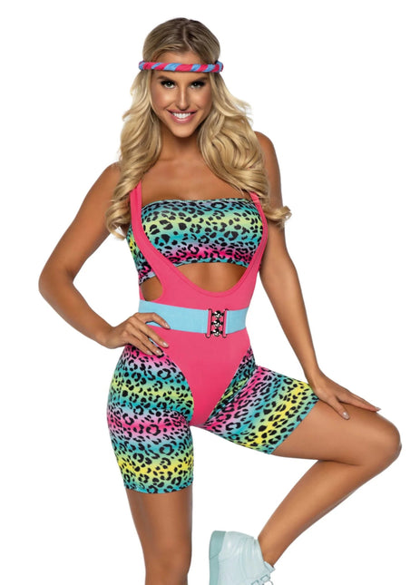 Neon 80S Kostuum Dames Bodysuit Leg Avenue van Leg Avenue koop je bij Partywinkel