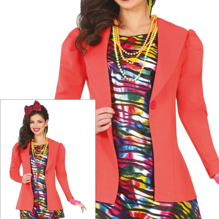 Neon 80S Kostuum Regenboog Dames van Fiestas Guirca koop je bij Partywinkel