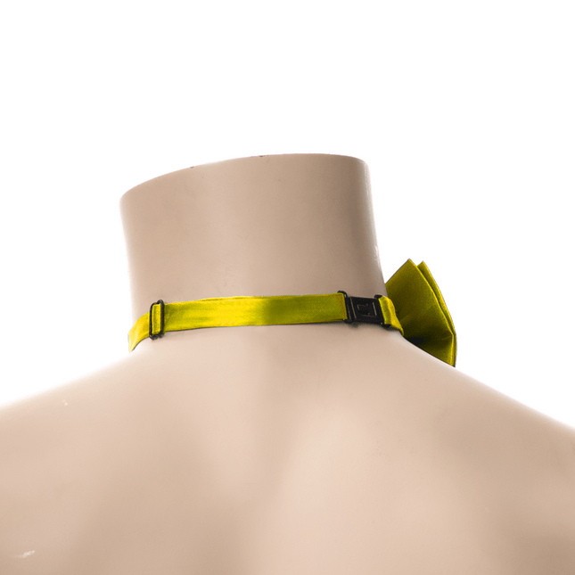 Neon Gele Vlinderdas van Partychimp koop je bij Partywinkel