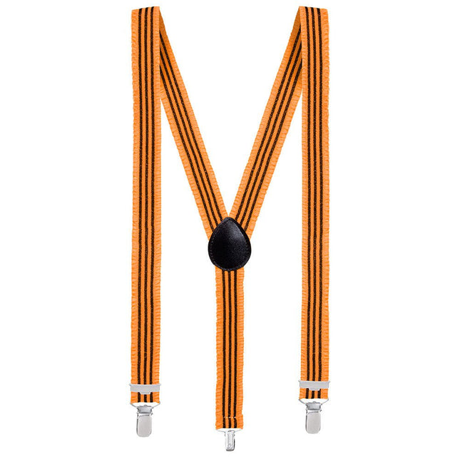 Neon Oranje Bretels Ruches van Boland koop je bij Partywinkel