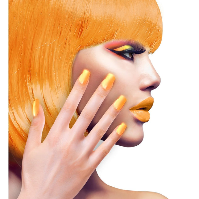 Neon Oranje Nepnagels van Widmann koop je bij Partywinkel
