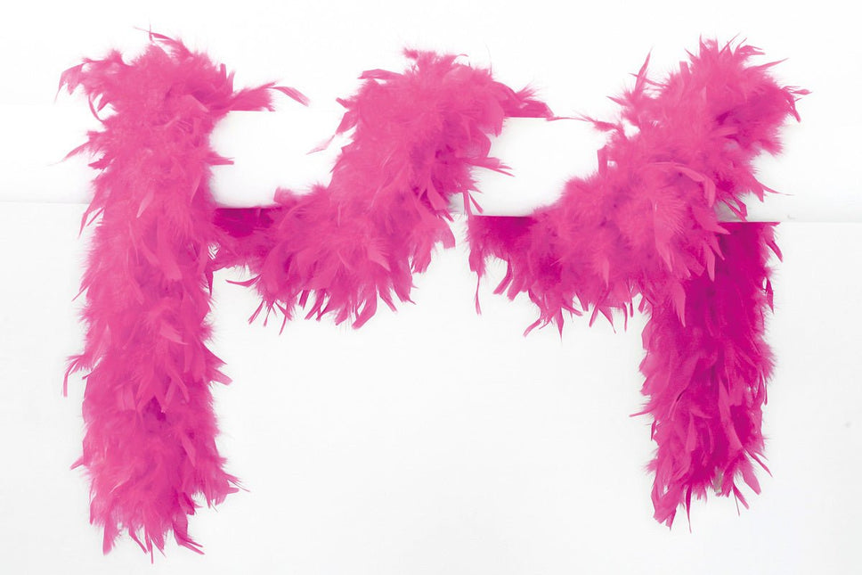 Neon Roze Boa Lang 1,8m van Wilbers & Wilbers koop je bij Partywinkel
