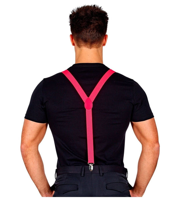 Neon Roze Bretels van Widmann koop je bij Partywinkel