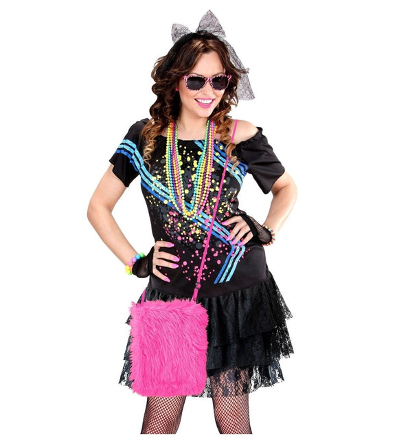 Neon Roze Schoudertasje van Widmann koop je bij Partywinkel