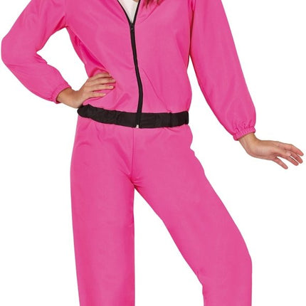 Neon Roze Trainingspak Fout Dames 2 delig van Fiestas Guirca koop je bij Partywinkel