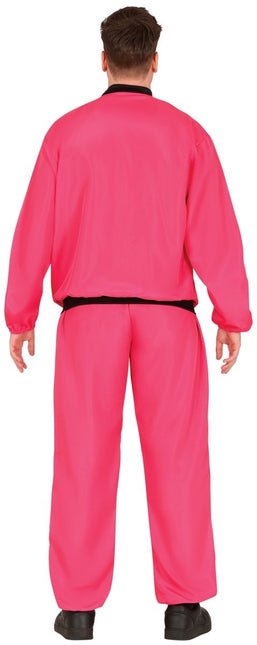 Neon Roze Trainingspak Fout Heren 2 delig van Fiestas Guirca koop je bij Partywinkel
