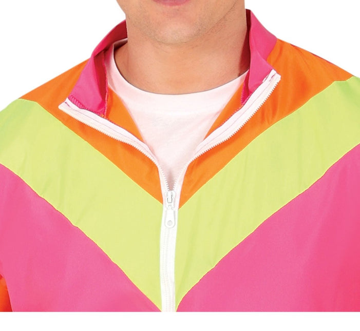 Neon Roze Trainingspak Fout Heren van Fiestas Guirca koop je bij Partywinkel