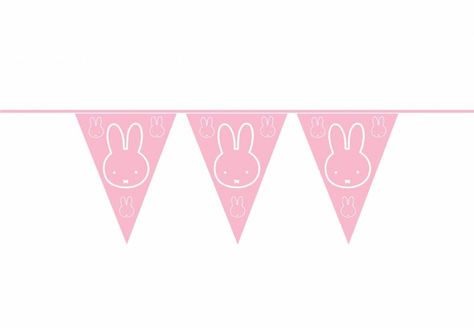 Nijntje Slingers Lichtroze 10m van Haza Witbaard koop je bij Partywinkel