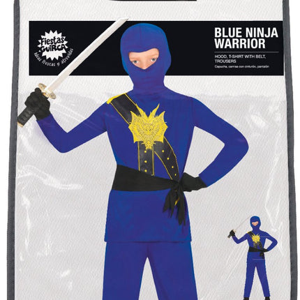 Ninja Kostuum Blauw Jongen van Fiestas Guirca koop je bij Partywinkel