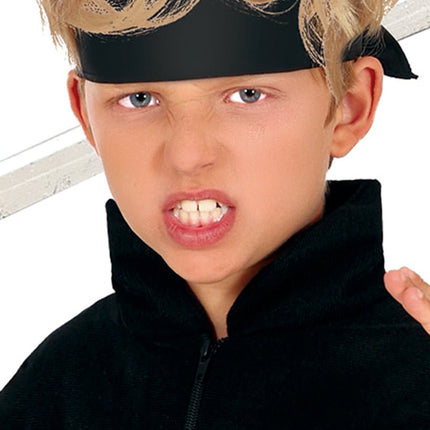 Ninja Kostuum Jongen Oranje Zwart van Fiestas Guirca koop je bij Partywinkel