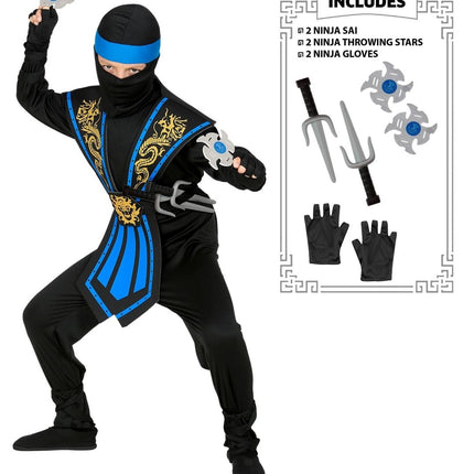 Ninja Pak Blauw Jongen van Widmann koop je bij Partywinkel